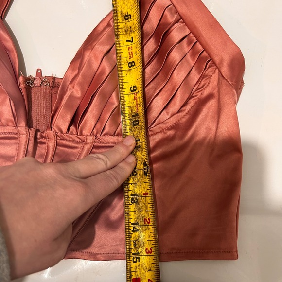 Windsor Y2K Babydoll Corset Top Fairy Women's Large Romantic Satin Renaissance - Picture 8 of 9